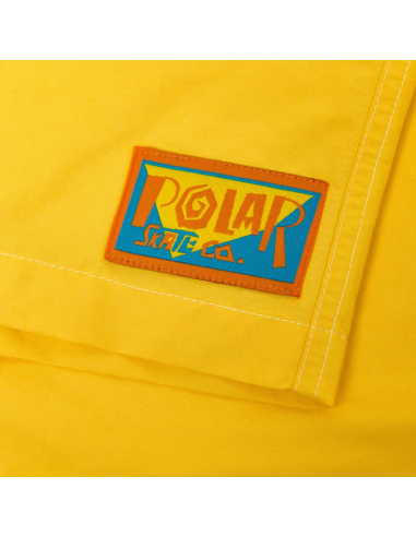 Polar Skate co Spiral Swim Shorts Yellow