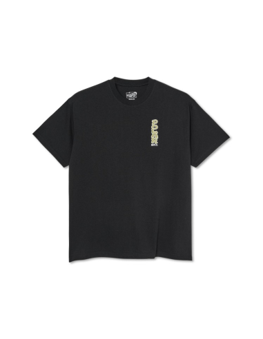 Polar Skate co Vertical Logo Tee Black