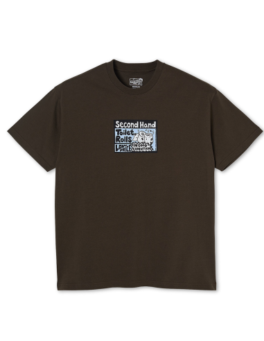 Polar Skate co Classifieds Tee brown