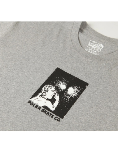 Polar Skate co Fireworks tee Heather...