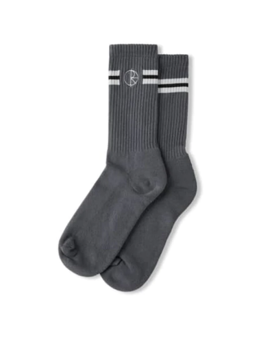 Polar Skate co Stroke Logo socks Grey