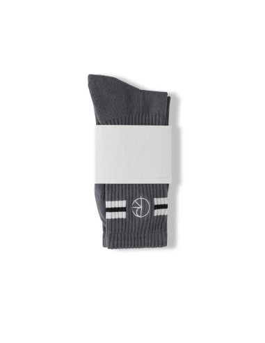 Polar Skate co Stroke Logo socks Grey