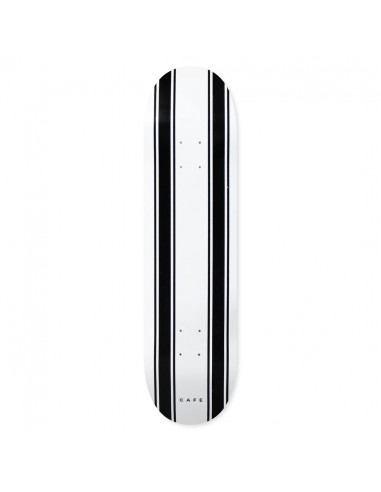 Skateboard Cafe Stripe deck white