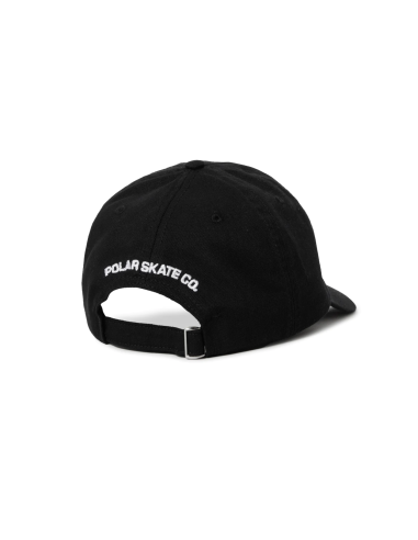 Polar Skate co Face Logo Cap Black