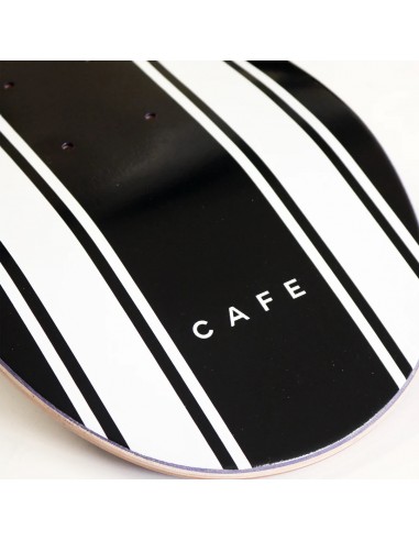Skateboards Cafe Stripe deck Black