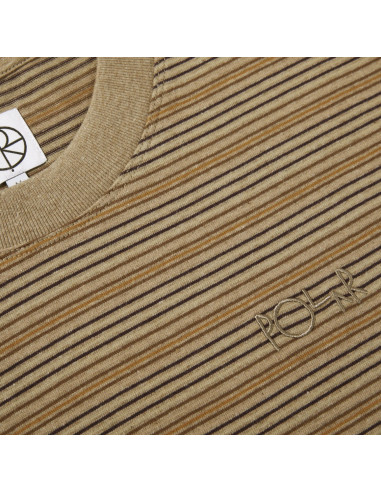 Polar Skate co Stripe surf tee Camel