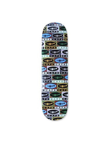 Skateboard Cafe Trumpet Collage deck