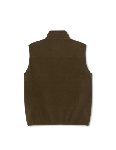 Polar Skate co Basic Fleece Vest brown