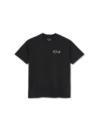 Polar Skate co Stroke Logo tee Black