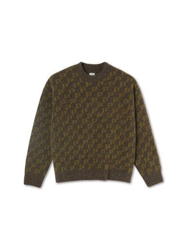 Polar Skate co Knit Sweater Army Green