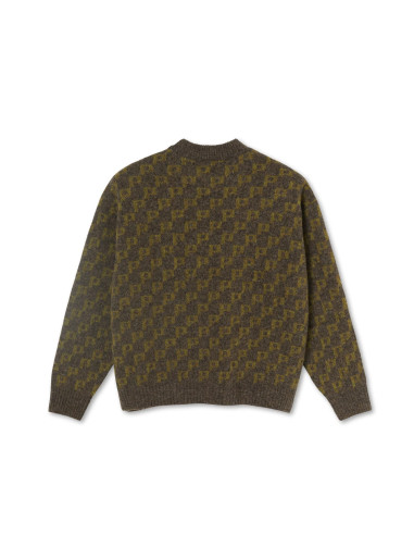 Polar Skate co Knit Sweater Army Green