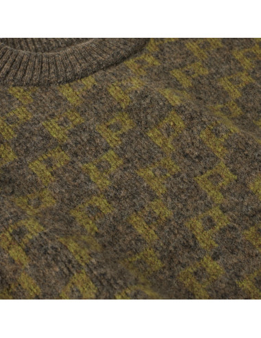 Polar Skate co Knit Sweater Army Green