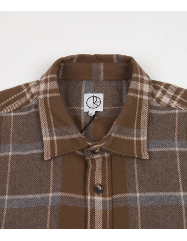Polar Skate co Flannel Shirt Brown