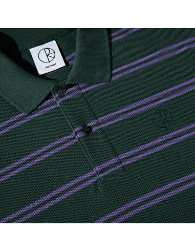 Polar Skate co Polo Stripe L/S Dark Teal