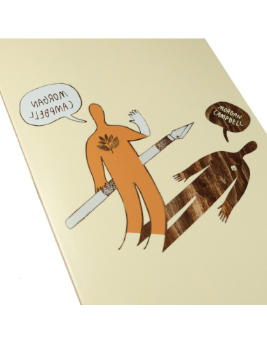 Magenta Skateboards Paper Cut deck