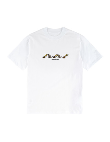 Magenta Skateboards Groove Tee White