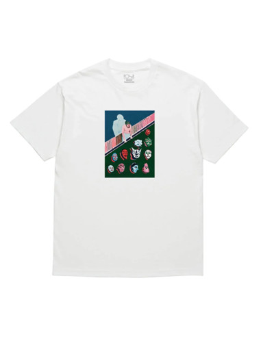 Polar Skate co Throphy Heads Tee White