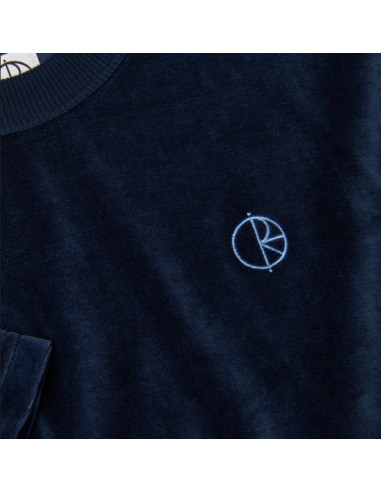 Polar Skate co Velour Surf Tee Navy