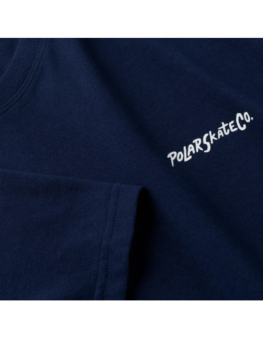 Polar Skate co 12 Faces Tee Dark Blue