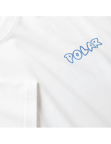 Polar Skate co Crash Tee White