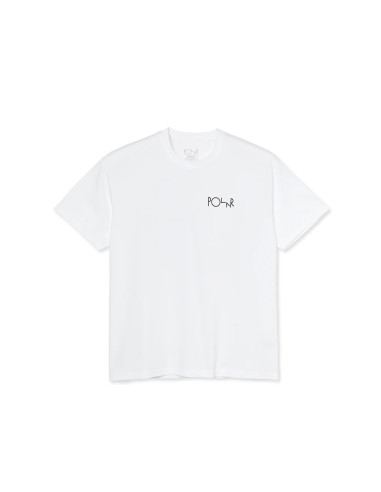 Polar Skate co Stroke Logo tee White