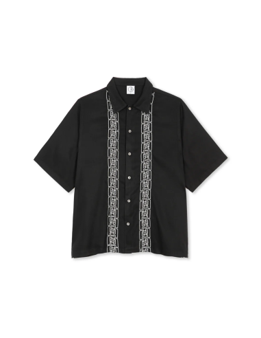 Bowling Shirt Double P Black/White