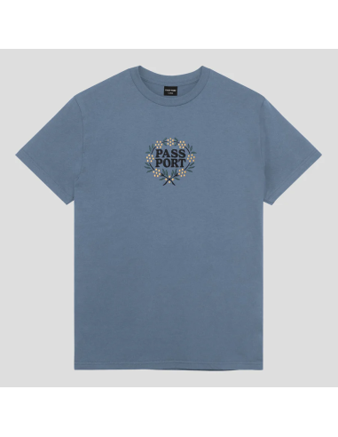 Wattle Tee - Stonewash Blue