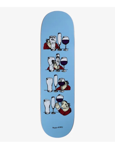Passport Skateboards Try Hard Wine deck