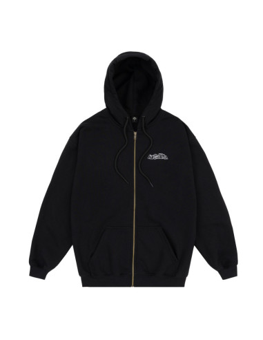 Brutalista Zipped Hoodie Black