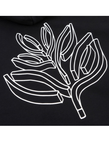 Brutalista Zipped Hoodie Black