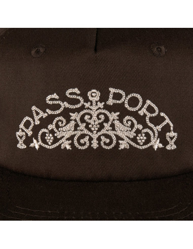 Vineyard Birds Workers Cap - Chocolate