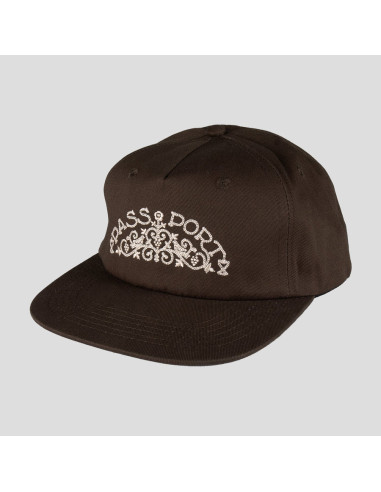 Vineyard Birds Workers Cap - Chocolate