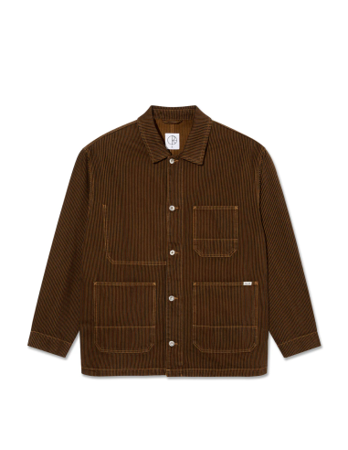 Ezra Jacket | Hickory Stripe - Rust