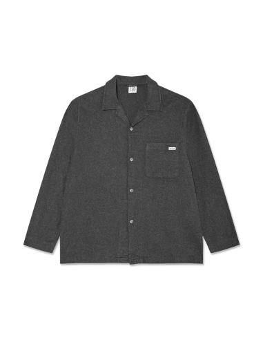 Tony LS Shirt | Flannel - Dark Grey