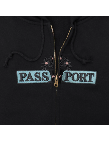 House Plant Organic Zip Hoodie - Black
