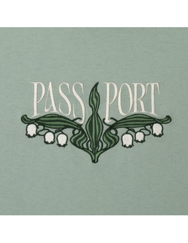 Lily of The Valley Tee - Stonewash Green
