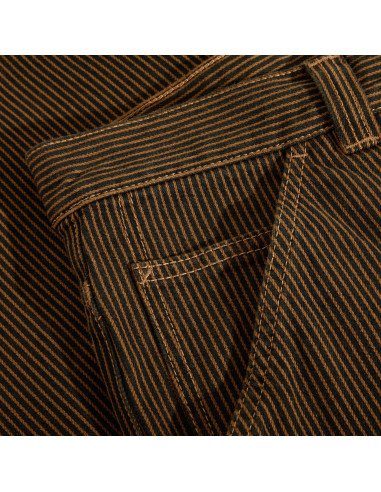 93! Work Pants | Hickory Stripe - Rust