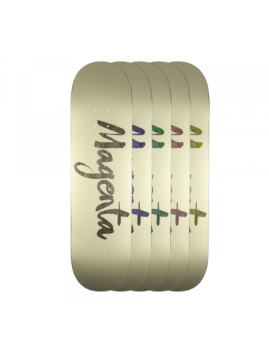 Magenta Skateboards Team Brush deck