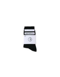 Fat Stripe Socks Black