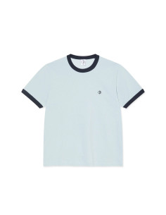 Ringer Tee - Light Blue / Navy