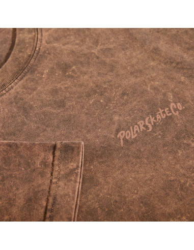 Acid Tee | Surf Logo - Brown