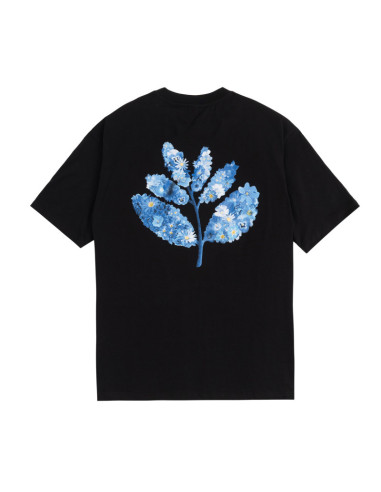 Blue Flowers Collab Tee - Black
