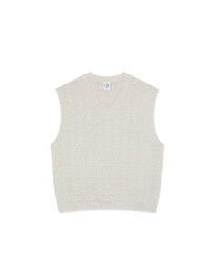 Alex Vest - Beige Grey Melange