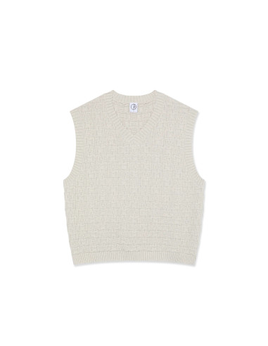 Alex Vest - Beige Grey Melange