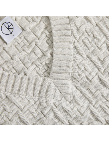 Alex Vest - Beige Grey Melange