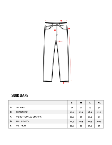 Sour Solution Loose Jeans Light blue