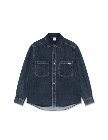 Mike Ls Shirt | Denim - Washed Blue