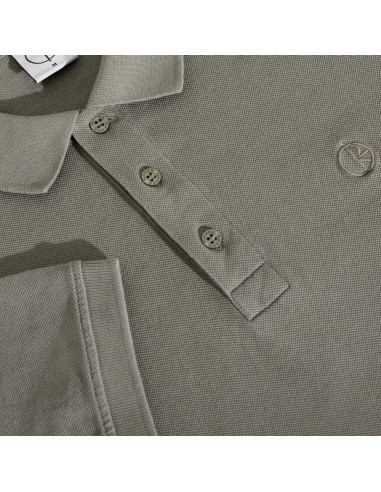 Surf Polo Shirt - Washed Grey