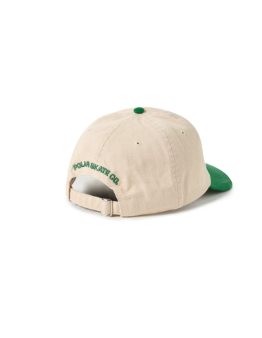 Sai Cap | Stroke Logo - Ecru / Green