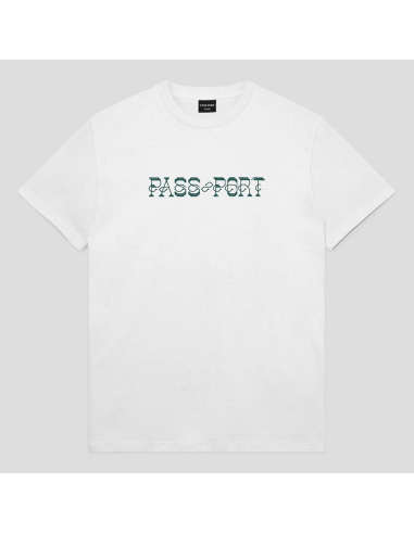 Needlework Tee - White